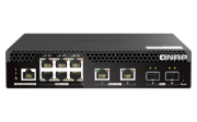 Picture of QNAP QSW-M2106PR-2S2T network switch Managed L2 10G Ethernet (100/1000/10000) Power over Ethernet (PoE) 1U Black
