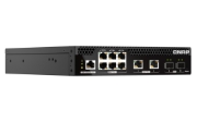 Picture of QNAP QSW-M2106PR-2S2T network switch Managed L2 10G Ethernet (100/1000/10000) Power over Ethernet (PoE) 1U Black