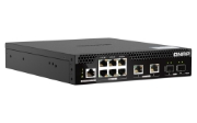 Picture of QNAP QSW-M2106PR-2S2T network switch Managed L2 10G Ethernet (100/1000/10000) Power over Ethernet (PoE) 1U Black