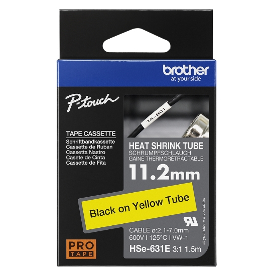 Picture of Brother HSE-631E label-making tape