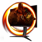 Picture of AOC G2 Q24G2A/BK LED display 60.5 cm (23.8") 2560 x 1440 pixels Quad HD LCD Black, Red