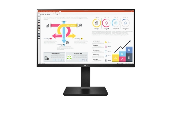 Picture of LG 24QP750P-B computer monitor 60.5 cm (23.8") 2560 x 1440 pixels Quad HD LED Black