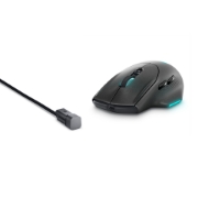 Picture of Alienware AW620M mouse Gaming Right-hand RF Wireless + USB Type-C Optical 26000 DPI