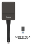Picture of iiyama WP D002C Smart TV dongle USB 4K Ultra HD Black, Silver