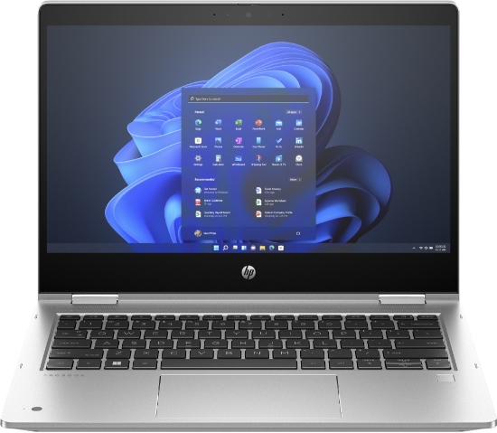 Picture of HP Pro x360 435 G10 AMD Ryzen™ 5 7530U Hybrid (2-in-1) 33.8 cm (13.3") Touchscreen Full HD 16 GB DDR4-SDRAM 512 GB SSD Wi-Fi 6 (802.11ax) Windows 11 Pro Silver