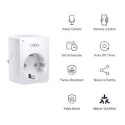 Picture of TP-Link TAPO P100M smart plug 2300 W Home, Office White