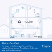 Picture of TP-Link TAPO P100M smart plug 2300 W Home, Office White