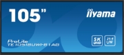 Picture of iiyama TE10518UWI-B1AG Signage Display Digital A-board 2.67 m (105") LED Wi-Fi 450 cd/m² 5K Ultra HD Black Touchscreen Built-in processor Android 24/7