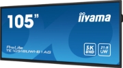 Picture of iiyama TE10518UWI-B1AG Signage Display Digital A-board 2.67 m (105") LED Wi-Fi 450 cd/m² 5K Ultra HD Black Touchscreen Built-in processor Android 24/7