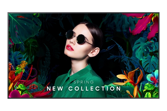 Picture of Samsung QM75C Digital signage flat panel 190.5 cm (75") LCD Wi-Fi 500 cd/m² 4K Ultra HD Black Tizen 24/7