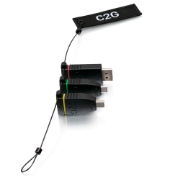 Picture of C2G Universal 4K HDMI® Adapter Ring with Color Coded Mini DisplayPort™, DisplayPort, and USB-C®
