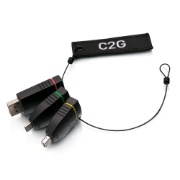 Picture of C2G Universal 4K HDMI® Adapter Ring with Color Coded Mini DisplayPort™, DisplayPort, and USB-C®