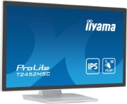 Picture of iiyama ProLite T2452MSC-W1 computer monitor 60.5 cm (23.8") 1920 x 1080 pixels Full HD LCD Touchscreen Multi-user White