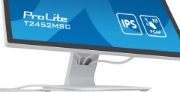 Picture of iiyama ProLite T2452MSC-W1 computer monitor 60.5 cm (23.8") 1920 x 1080 pixels Full HD LCD Touchscreen Multi-user White