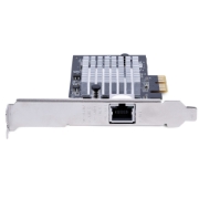 Picture of StarTech.com 1-Port 10Gbps PCIe Network Adapter Card, Network Card for PC/Server, Six-Speed PCIe Ethernet Card with Jumbo Frame Support, NIC/LAN Interface Card, 10GBASE-T and NBASE-T