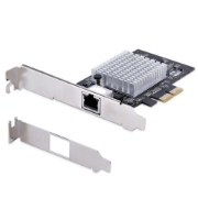 Picture of StarTech.com 1-Port 10Gbps PCIe Network Adapter Card, Network Card for PC/Server, Six-Speed PCIe Ethernet Card with Jumbo Frame Support, NIC/LAN Interface Card, 10GBASE-T and NBASE-T