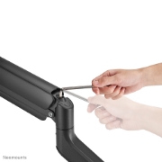 Picture of Neomounts DS70PLUS-450BL1 Monitor arm 17-49" - gas spring - Topfix - 180°-stop