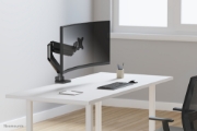 Picture of Neomounts DS70PLUS-450BL1 Monitor arm 17-49" - gas spring - Topfix - 180°-stop
