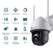 Picture of TP-Link VIGI 4MP Outdoor Full-Color Wi-Fi Pan Tilt Network Camera