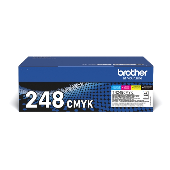 Picture of Brother TN-248VAL toner cartridge 4 pc(s) Original Black, Cyan, Magenta, Yellow