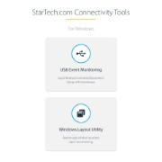 Picture of StarTech.com 4-Port USB-C Hub with USB-C DP Alt Mode Video Output 4K 60Hz - 3x USB-A, 1x USB Type-C, 100W Power Delivery Pass-Through, USB 3.2 10Gbps, 1ft/30cm Cable, Portable USB Hub