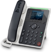 Picture of POLY Edge E220 IP Phone and PoE-enabled