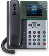 Picture of POLY Edge E320 IP Phone and PoE-enabled