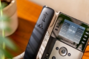 Picture of POLY Edge E320 IP Phone and PoE-enabled