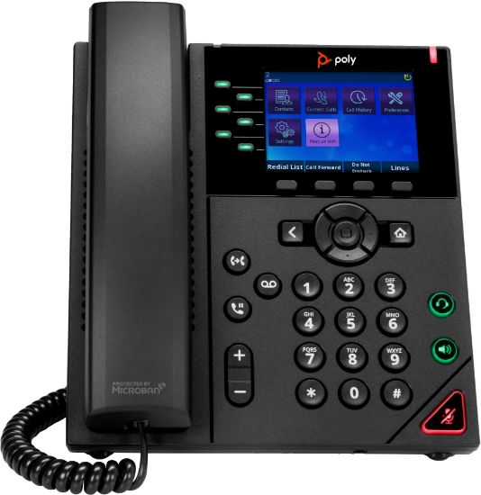 Picture of POLY OBi VVX 350 6-Line IP Phone and PoE-enabled