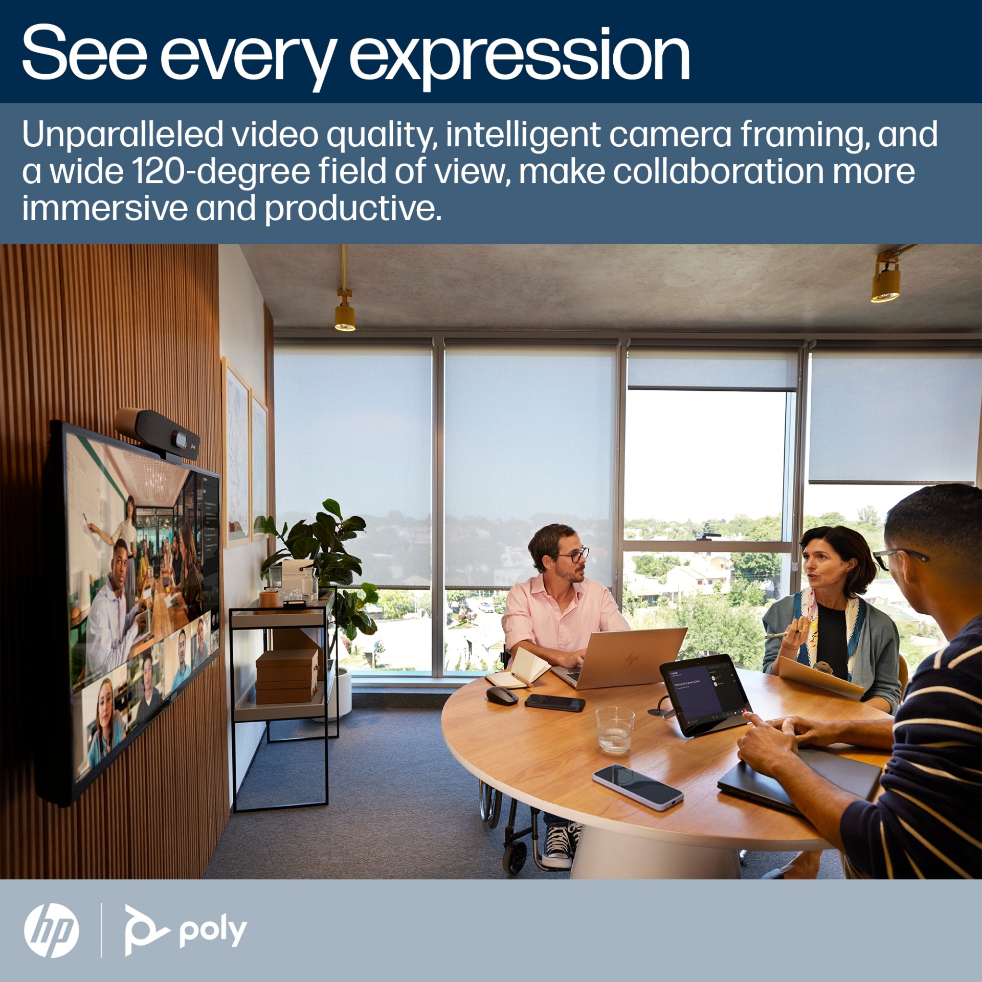 Poly Studio R30 USB Video Bar - Zondox