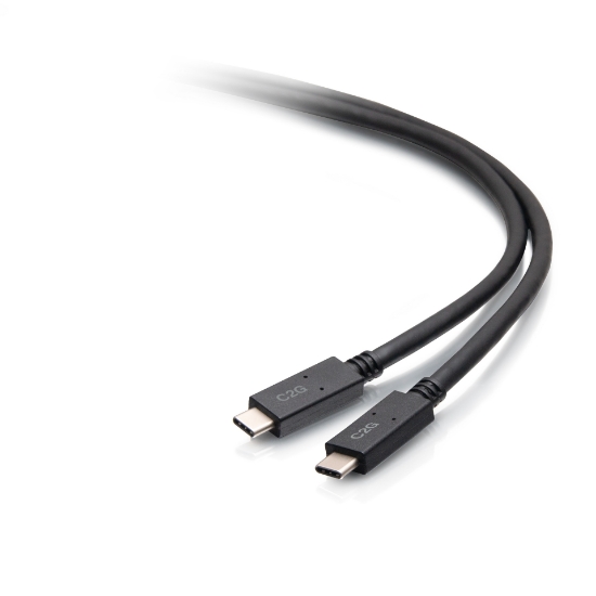 Picture of C2G 2m USB-C Male to USB-C Male Cable (20V 3A) - USB 3.2 Gen 1 (5Gbps)