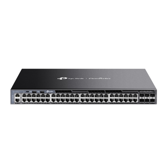 Picture of TP-Link Omada 48-Port Gigabit Stackable L3 Managed Switch with 6 10G Slots