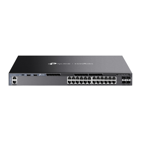 Picture of TP-Link Omada 24-Port Gigabit Stackable L3 Managed Switch with 4 10G Slots