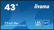 Picture of iiyama LH4341UHS-B2 Signage Display 108 cm (42.5") LCD 500 cd/m² 4K Ultra HD Built-in processor Android 8.0 18/7