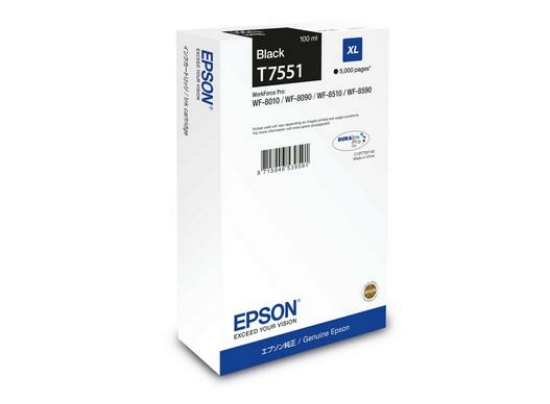 Picture of Epson C13T75514N ink cartridge 1 pc(s) Original High (XL) Yield Black