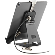 Picture of StarTech.com Secure Tablet Stand w/ K-Slot Cable Lock - Locking Tablet Holder for 7.9"-13" Tablets - Universal Adjustable Tablet Mount for Desk/Surface - Lockable Anti-Theft Security Mount