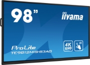 Picture of iiyama TE9812MIS-B3AG Signage Display Kiosk design 2.49 m (98") LCD Wi-Fi 400 cd/m² 4K Ultra HD Black Touchscreen Built-in processor Android 11 24/7