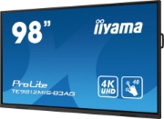 Picture of iiyama TE9812MIS-B3AG Signage Display Kiosk design 2.49 m (98") LCD Wi-Fi 400 cd/m² 4K Ultra HD Black Touchscreen Built-in processor Android 11 24/7