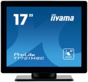 Picture of iiyama ProLite T1721MSC-B2 computer monitor 43.2 cm (17") 1280 x 1024 pixels SXGA LED Touchscreen Tabletop Black