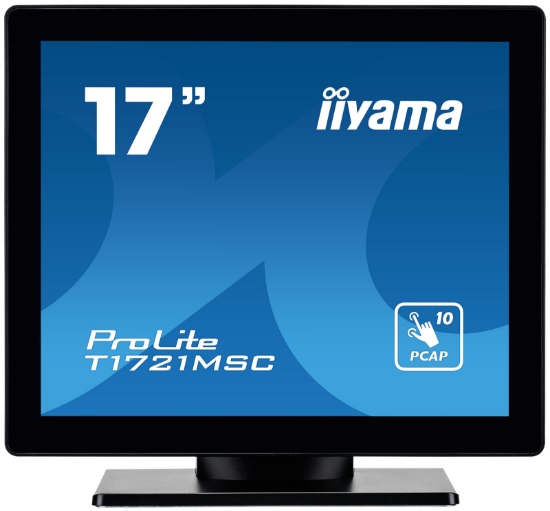 Picture of iiyama ProLite T1721MSC-B2 computer monitor 43.2 cm (17") 1280 x 1024 pixels SXGA LED Touchscreen Tabletop Black