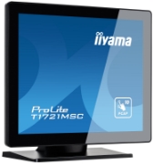 Picture of iiyama ProLite T1721MSC-B2 computer monitor 43.2 cm (17") 1280 x 1024 pixels SXGA LED Touchscreen Tabletop Black