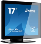 Picture of iiyama ProLite T1721MSC-B2 computer monitor 43.2 cm (17") 1280 x 1024 pixels SXGA LED Touchscreen Tabletop Black