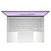 Picture of ASUS Chromebook Plus Enterprise CX54 CX5403CMA-QM0256 Intel Core Ultra 5 115U 35.6 cm (14") Touchscreen WQXGA 8 GB LPDDR5x-SDRAM 256 GB SSD Wi-Fi 6E (802.11ax) ChromeOS Belgian Silver