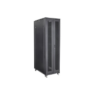 Picture of StarTech.com 4-Post 42U Server Rack Cabinet, 19" Data Rack Cabinet for Computer / AV / IT Equipment mount, Rack Server Cabinet with Casters, Full Size Industrial Network Cabinet