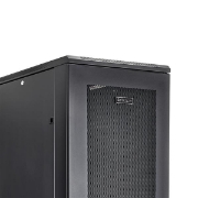 Picture of StarTech.com 4-Post 42U Server Rack Cabinet, 19" Data Rack Cabinet for Computer / AV / IT Equipment mount, Rack Server Cabinet with Casters, Full Size Industrial Network Cabinet