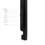 Picture of Lenovo T65 Digital signage flat panel 165.1 cm (65") LED Wi-Fi 400 cd/m² 4K Ultra HD Black Touchscreen Built-in processor Android 9