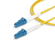 Picture of StarTech.com 1m (3.3ft) LC to LC (UPC) OS2 Single Mode Simplex Fiber Optic Cable, 9/125µm, 40G/100G, Bend Insensitive, Low Insertion Loss - LSZH Fiber Jumper Cord