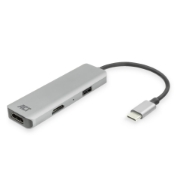 Picture of ACT USB-C 4K multiport adapter for 2 HDMI monitors, USB-A data port