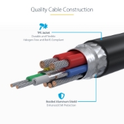 Picture of StarTech.com 2m USB-C Charging Cable, USB-IF Certified USB C Cable, 240W PD EPR, USB 2.0 Type-C Laptop Charger Cord, USB-C Data Transfer Cable, TPE Jacket, M/M