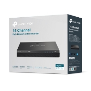 Picture of TP-Link VIGI NVR2016H-16MP network video recorder Black
